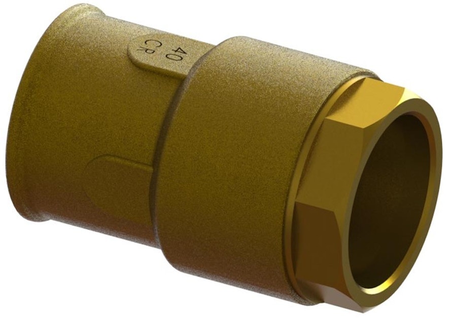 HELA PUSH FIT FITTING HELA 2x63 STRAIGHT FT DZR Fasteners For Plastic